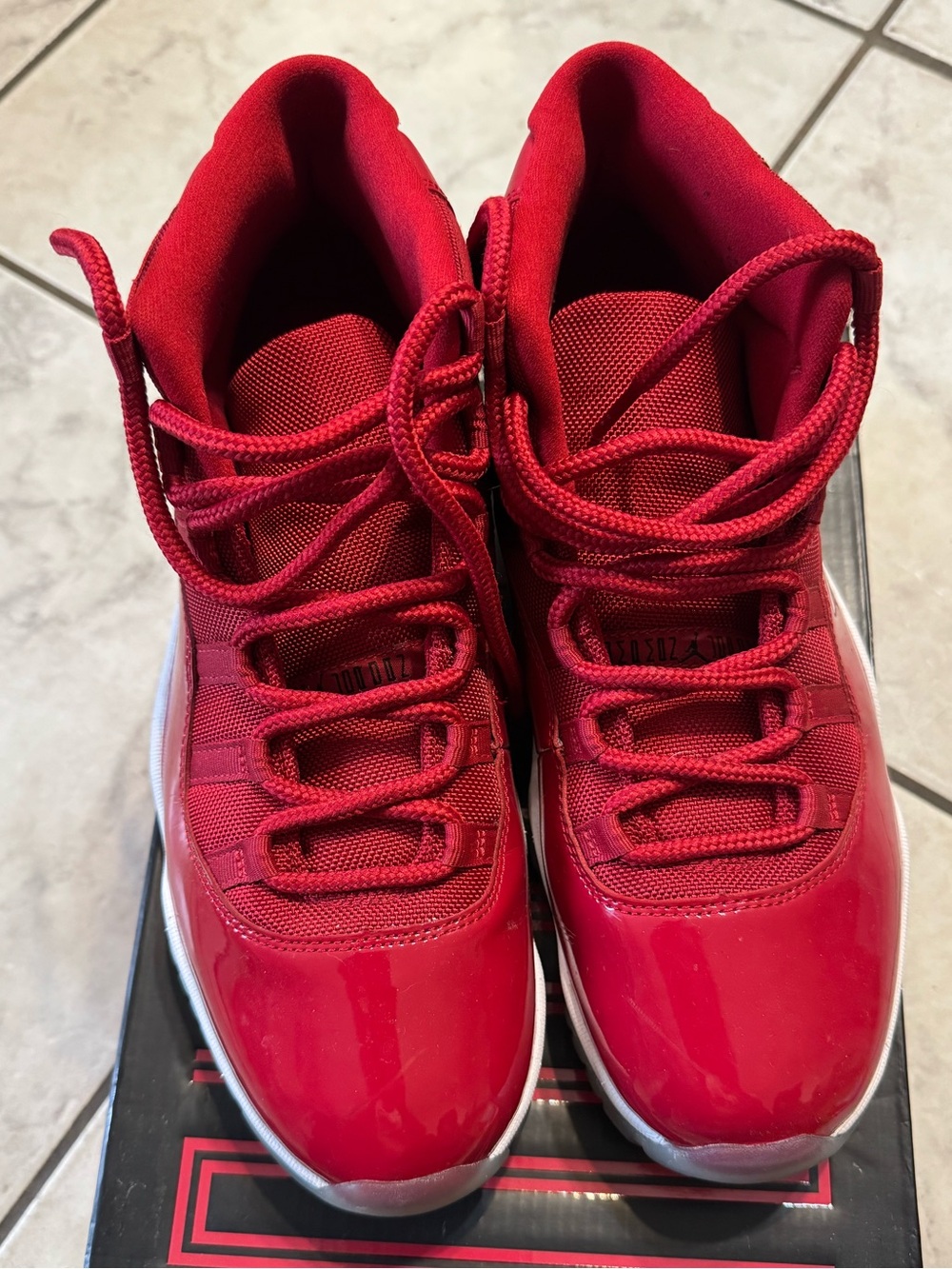 Jordan Retro 11 Men's Red High-Top